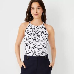 Ann Taylor floral halter top